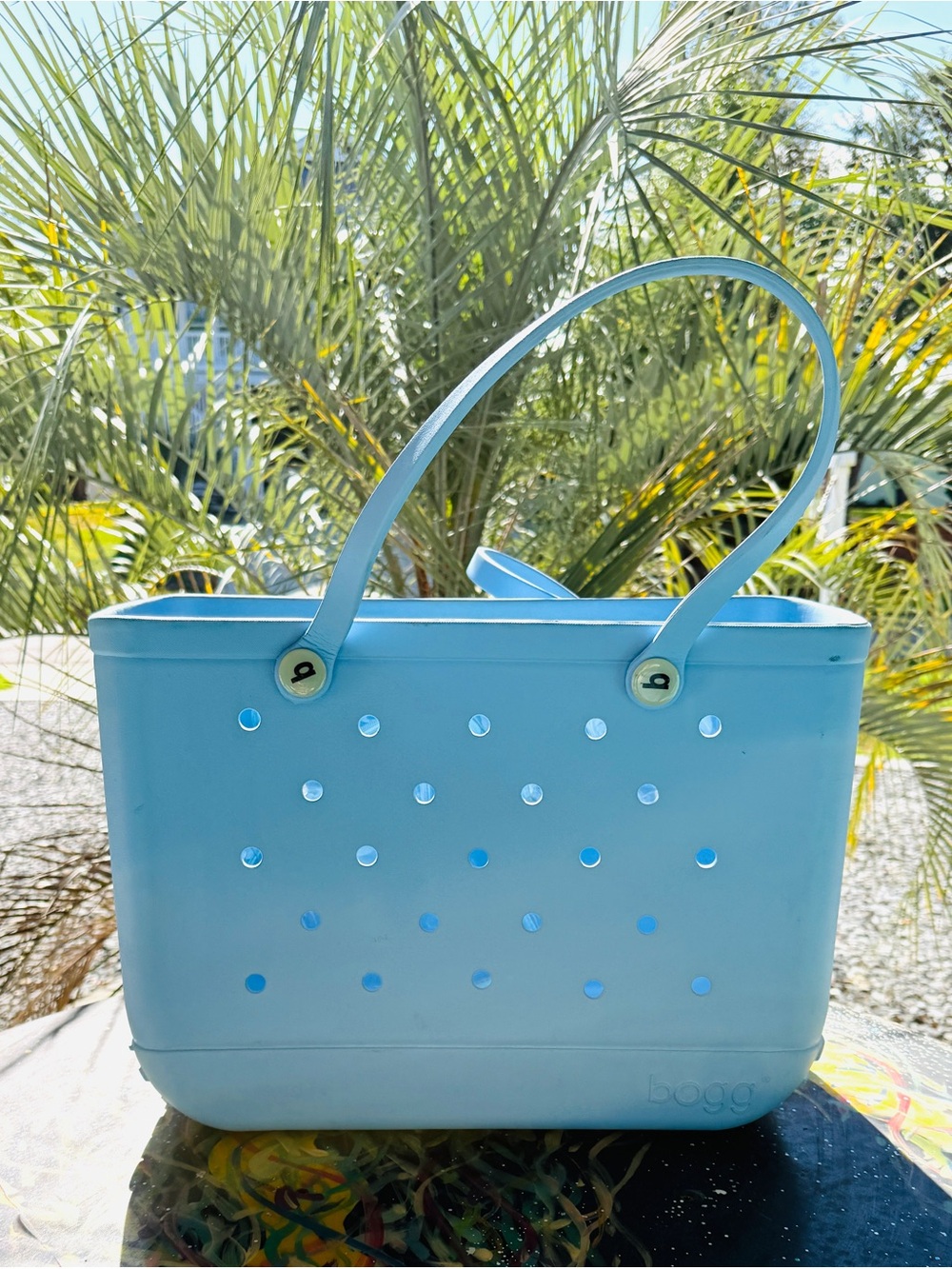 BOGG BAG Original Large Carolina Blue Beach Tote/Sports Tote